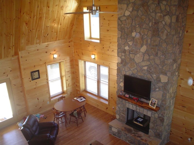 UABS Timber Lined Interior of Steel Home