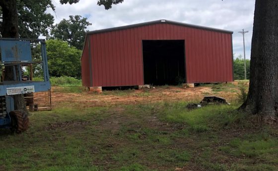 Red Steel Garage