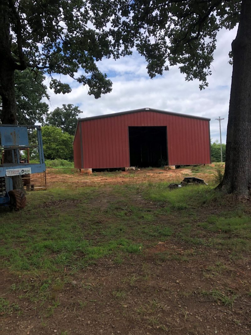 Red Steel Garage