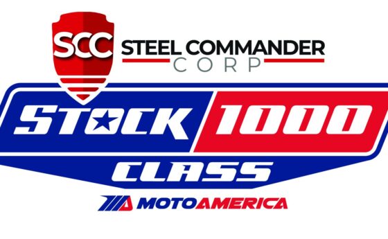 MotoAmerica Steel Commander Corp Stock 1000 Class Race Logo